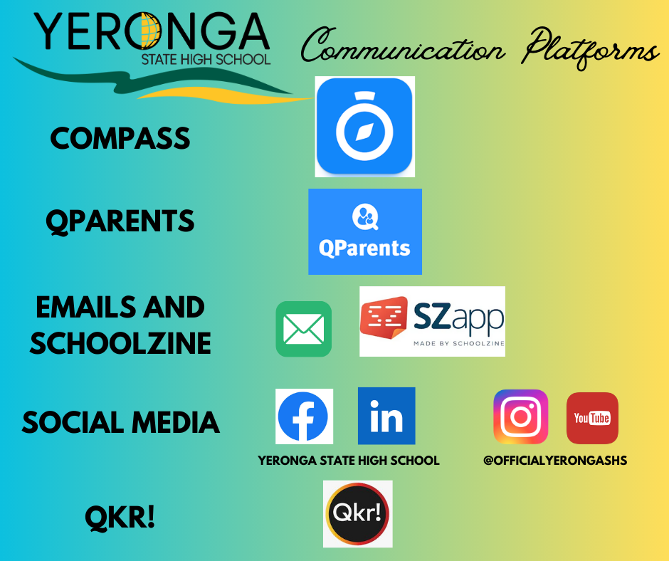 Yeronga SHS Communication Platforms